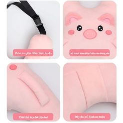 Gối Ngủ Xe Ô Tô Cho Trẻ Em Gối Tựa Sau Ghế Giúp Bé Ngủ An Toàn Khi Đi Xe Đường Dài