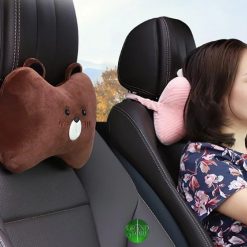 Gối Tựa Đầu Hình Bé Thú Dễ Thương Gắn Ghế Ngồi Xe Hơi Bảo Vệ Cổ Tiện Lợi
