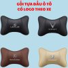 Gối Tựa Đầu Ô Tô Da Cao Cấp Có Logo Theo Hãng Xe (Toyota, Mazda, VinFast, Honda, Hyundai, Nissan, Mitsubishi,…)
