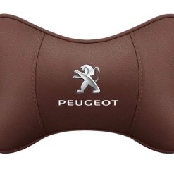 Gối Tựa Đầu Ô Tô Da Có Logo Hãng Xe Nâng Đỡ Cổ Vai Gáy Thoải Mái Khi Lái Xe