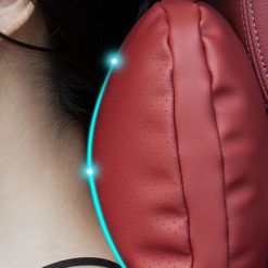 Gối Tựa Đầu Ô Tô Da Nappa Cao Cấp Gối Cổ Xe Hơi Mercedes, Maybach, BMW Sang Trọng