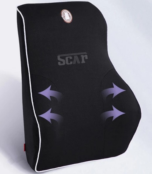 Gối Tựa Đầu & Tựa Lưng Cao Su Non S039, Chống Mỏi Cổ Lưng Cho Ghế Ô Tô & Văn Phòng