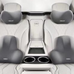 Gối Tựa Đầu & Tựa Lưng Ô Tô Cao Su Non Thiết Kế Công Thái Học, 5 Màu Phù Hợp Mọi Dòng Xe