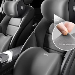 Gối Tựa Đầu & Tựa Lưng Ô Tô Memory Foam, Nâng Đỡ Êm Ái, Giảm Mỏi Khi Lái Xe