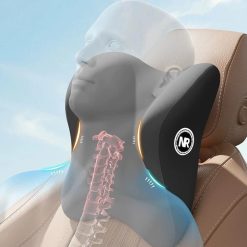 Gối Tựa Đầu Và Lưng Xe Ô Tô CARZONE Cao Su Non Cao Cấp, Êm Ái Giảm Đau Mỏi Khi Lái Xe