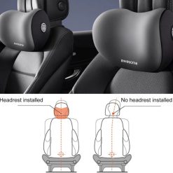 Gối Tựa Đầu Và Tựa Lưng Ô Tô Bằng Cao Su Non, Nâng Đỡ Chuẩn Tư Thế, Lái Xe Thoải Mái