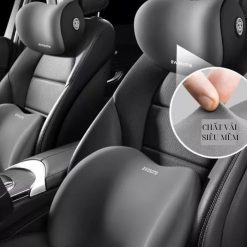 Gối Tựa Đầu Và Tựa Lưng Ô Tô Cao Su Non Công Thái Học Chính Hãng Giảm Mỏi Khi Lái Xe