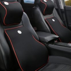 Gối Tựa Đầu Và Tựa Lưng Xe Ô Tô FM Cao Su Non Cao Cấp, Giảm Đau Mỏi Khi Lái Xe