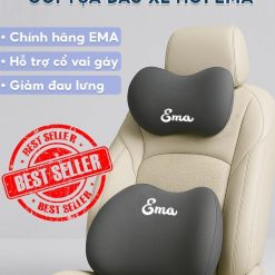 Gối Tựa Đầu Xe Hơi EMA Chống Mỏi Cổ, Giảm Đau Vai Gáy, Cao Su Non Cao Cấp