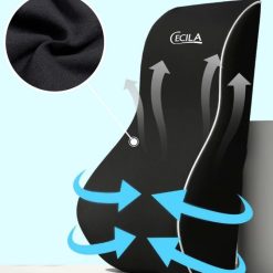 Gối Tựa Lưng Cao Su Non Cao Cấp CECILA Cho Dân Văn Phòng & Lái Xe Chuẩn Công Thái Học