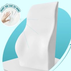 Gối Tựa Lưng Cao Su Non CECILA Giảm Đau Mỏi Cho Dân Văn Phòng & Người Lái Xe Ô tô