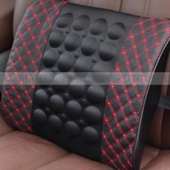 Gối Tựa Lưng Massage Ô Tô Dùng Điện 12V–24V, Đệm Massage Lưng Gắn Ghế Xe Hơi Thư Giãn, Giảm Mỏi