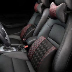 Gối Tựa Lưng Massage Xe Ô Tô Đệm Lưng Chống Đau Mỏi Cho Xe Hơi & Ghế Văn Phòng