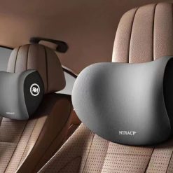 Gối Tựa Xe Ô Tô Bằng Cao Su Non Cho Xe Hơi Đệm Vòng Cung 3D Hỗ Trợ Thoáng Khí