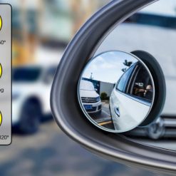 Gương Cầu Lồi Baseus (Bộ 2 Cái) Mở Rộng Góc Nhìn, Xóa Điểm Mù, Phủ Nano Chống Nước