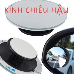 Gương Cầu Lồi Gắn Kính Chiếu Hậu Ô tô, Xóa Điểm Mù, Xoay 360 Độ, Tự Tin Khi Lái Xe