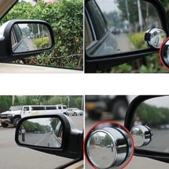 Gương Cầu Lồi Gắn Kính Hậu Ô Tô Xoay 360°, Quan Sát, Xóa Điểm Mù Xe