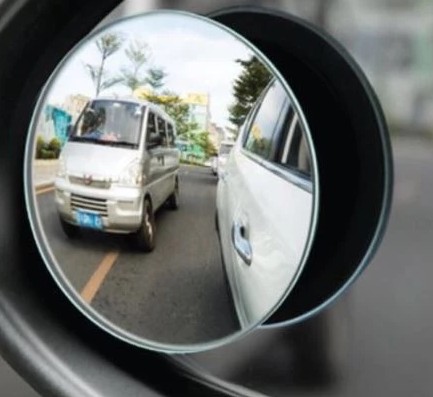 Gương Cầu Lồi Gắn Kính Hậu Ô Tô Xoay 360°, Quan Sát, Xóa Điểm Mù Xe
