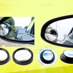 Gương Cầu Lồi Gắn Kính Hậu Ô Tô Xoay 360°, Xóa Điểm Mù Hiệu Quả Cho Mọi Dòng Xe