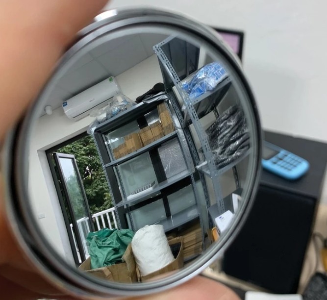 Gương Cầu Lồi Xe Ô Tô Tráng Bạc Xoay 360°, Bộ 2 Chiếc