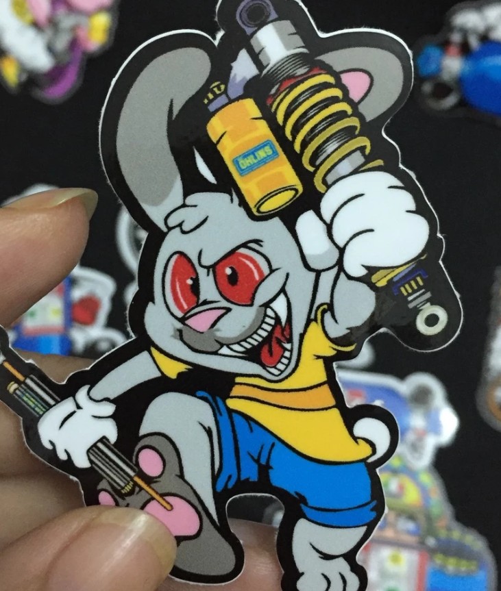 Hình Dán Nhãn Hiệu Xe Cực Ngầu, Chống Nước Vượt Trội, Nhận Thiết Kế & In Theo Yêu Cầu