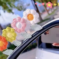 Hoa Lắc Đầu Trang Trí Dễ Thương Nhiều Màu Sắc, Phụ Kiện Decor Nhà Cửa & Xe Hơi Ngộ Nghĩnh