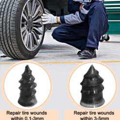 Hộp 10 Vít Vá Lốp Xe Không Săm Ô tô, Xe Máy, Xe Tải Vá Nhanh, Không Cần Tháo Lốp