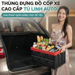 Hộp Đựng Đồ Cốp Xe Ô Tô Gấp Gọn, Dung Tích 30L & 56L, Tiện Lợi Sắp Xếp Không Gian