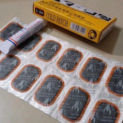 Hộp Vá Xe Đạp Xe Máy Tiện Dụng (48 Miếng / 24 Miếng) Kèm Keo Dán Chuyên Dụng