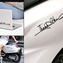 In Tên Dán Xe Theo Yêu Cầu, Tem Xe Theo Tên, Decal Chữ Ký Cá Nhân Hóa Thiết Kế Riêng