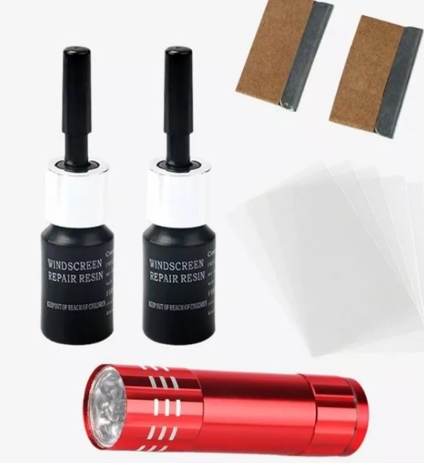 Keo Dán Kính Ô Tô Chuyên Dụng, Sửa Chữa Vết Nứt Kính Chắn Gió Bằng UV Nhanh Chóng