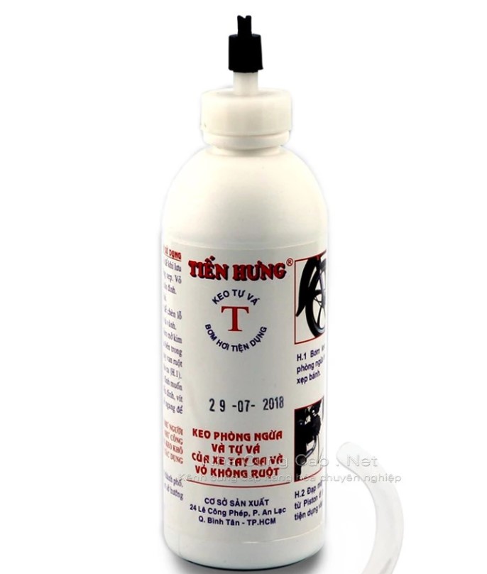 Keo Tự Vá Lốp 200ml – 300ml Cho Lốp Có Săm & Không Săm Vá Nhanh, An Toàn Khi Di Chuyển
