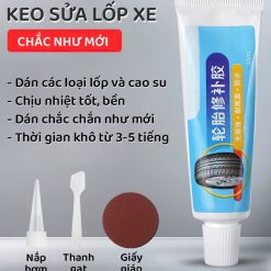 Keo Vá Lốp, Vá Săm, Sửa Vết Nứt Lốp 30ml Cho Xe Máy, Xe Hơi