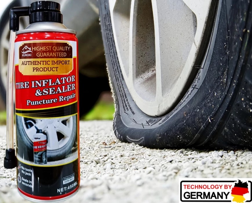 Keo Vá Lốp Xe Ô Tô Herios Tire Inflator, Tự Vá Nhanh, An Toàn Và Tiết Kiệm