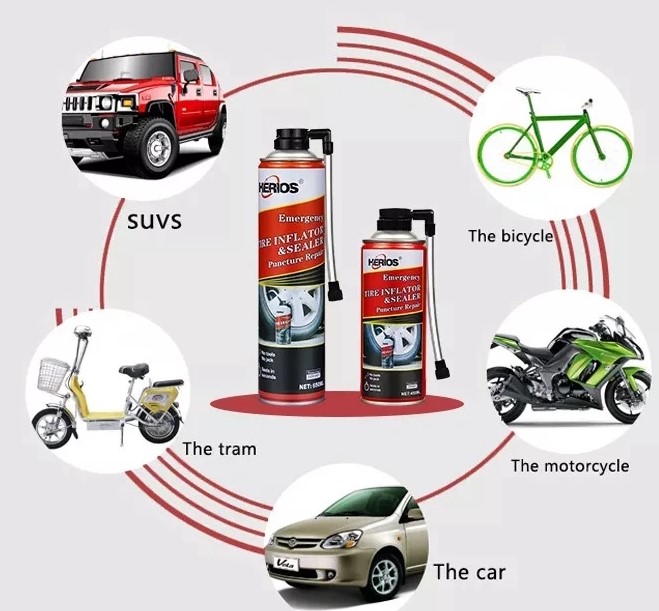 Keo Vá Lốp Xe Ô Tô Herios Tire Inflator, Tự Vá Nhanh, An Toàn Và Tiết Kiệm