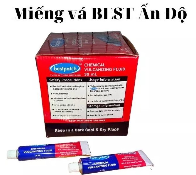 Keo Vá Săm, Vá Ruột, Vá Lốp, Vá Vỏ Xe Đạp, Xe Máy, Ô Tô Best 30ml (Nhập Khẩu Ấn Độ)