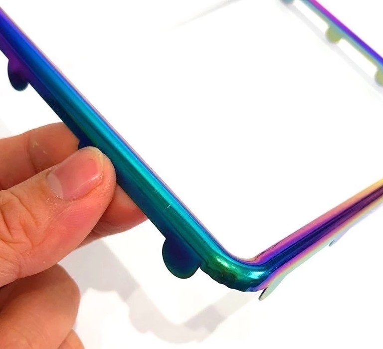 Khung Biển Số 7 Màu Titan Cho Xe Máy, Full Bộ Tặng Kèm Meka, Đế Sau & Ốc Lắp Đặt