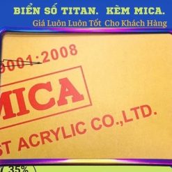Khung Biển Số 7 Màu Titan Cho Xe Máy, Full Bộ Tặng Kèm Meka, Đế Sau & Ốc Lắp Đặt