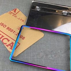 Khung Titan Biển Số Xe Kèm Mica Nhựa Chống Nước Loại 1 Cho Các Dòng Xe