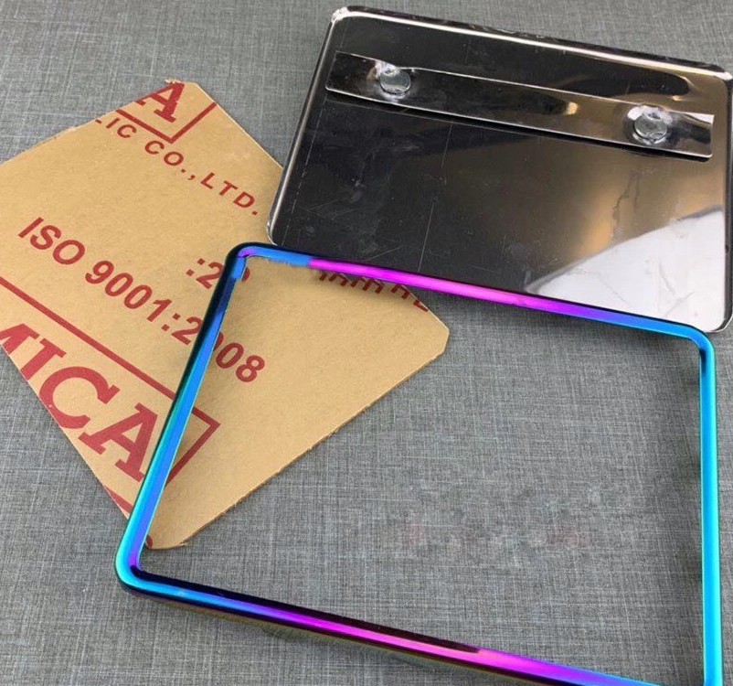 Khung Titan Biển Số Xe Kèm Mica Nhựa Chống Nước Loại 1 Cho Các Dòng Xe