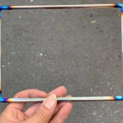 Khung Viền Biển Số Titan, Phiên Bản Khò 4 Góc Siêu Đẹp, Kèm Meka Bảo Vệ + Đai Ốc Lắp Đặt Chắc Chắn