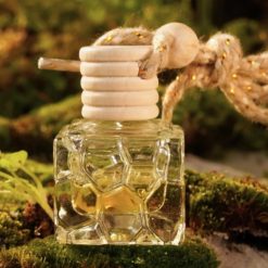 Lọ Tinh Dầu Treo Xe Ô Tô Họa Tiết Kim Cương, Tinh Dầu Nguyên Chất, Khử Mùi