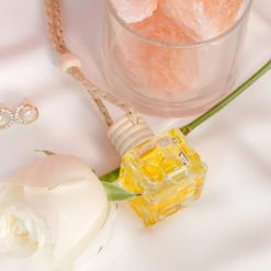 Lọ Tinh Dầu Treo Xe Ô Tô Họa Tiết Kim Cương, Tinh Dầu Nguyên Chất, Khử Mùi