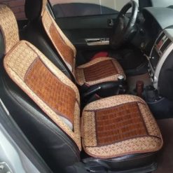 Lót Ghế Ô Tô & Ghế Văn Phòng Bằng Tre Trúc Tự Nhiên, Chống Nóng, Giảm Mỏi Lưng, Thoáng Khí