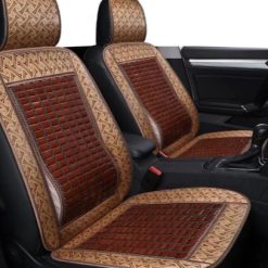 Lót Ghế Ô Tô & Ghế Văn Phòng Bằng Tre Trúc Tự Nhiên, Chống Nóng, Giảm Mỏi Lưng, Thoáng Khí