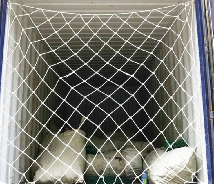 Lưới Chắn Container, Bảo Vệ Hàng Hóa An Toàn, Chắn Trước Cửa Thùng Xe Tải, Lưới Chùm Hàng 2.4m x 2.6m