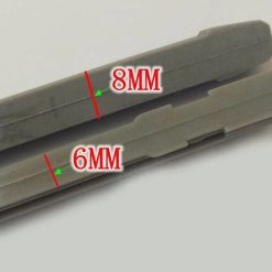 Lưỡi Gạt Mưa Cao Su 6mm Có Chốt Chặn, Phù Hợp Nhiều Kích Thước Xe