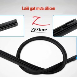 Lưỡi Gạt Mưa Silicon Có Chốt Chặn Cho Xe Ô Tô Mềm, Êm, Gạt Sạch, Nhiều Dòng Xe