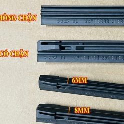 Lưỡi Gạt Mưa Xe Ô Tô 6mm/8mm, Đủ Kích Thước Thay Thế Cho Các Loại Gạt Mưa (1 Lưỡi)