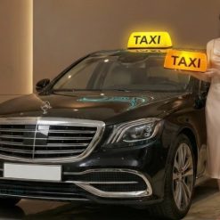 Mào Taxi Nam Châm & Đèn LED Gắn Kính, Nhận Diện Cho Xe Dịch Vụ